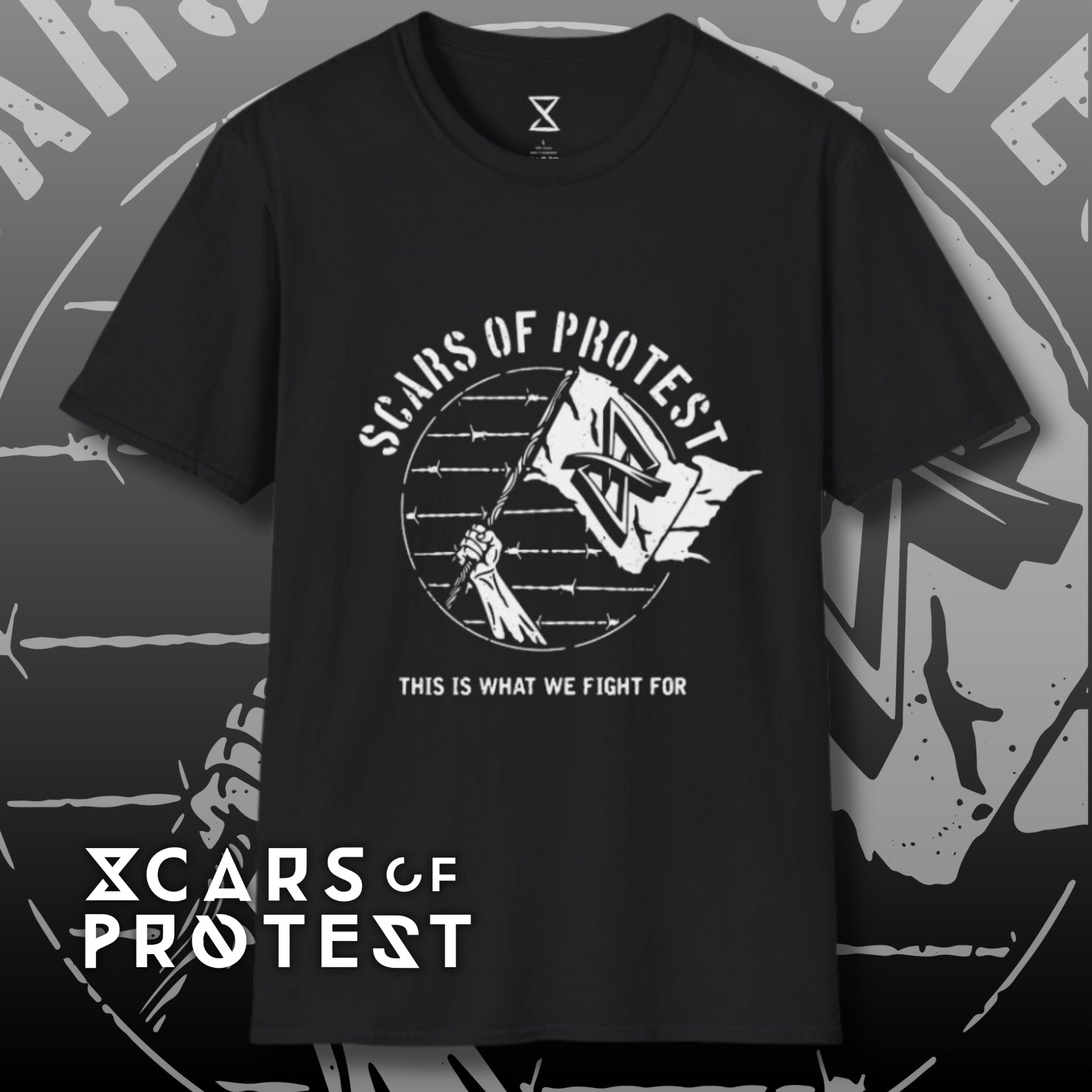 “Fight” Tee - Black